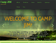 Tablet Screenshot of campjim.org